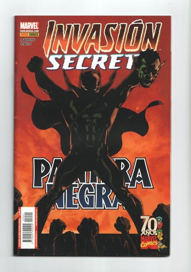 Panini: Invasion secreta: Pantera Negra numero 1: Contemplad Wakanda y morir