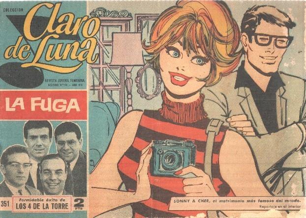 Claro de Luna numero 351: La fuga, foto de Los 4 de la torre