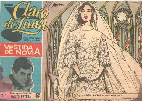 Claro de Luna numero 277: Vestida de novia, foto de Palito Ortega
