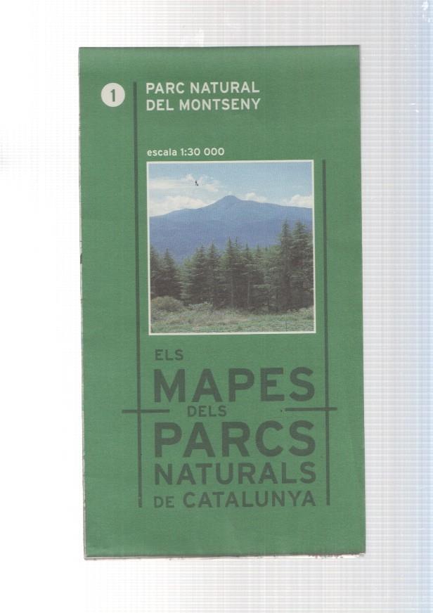 Els Mapes dels Parcs Naturals de Catalunya num. 01: Parc Natural del Montseny
