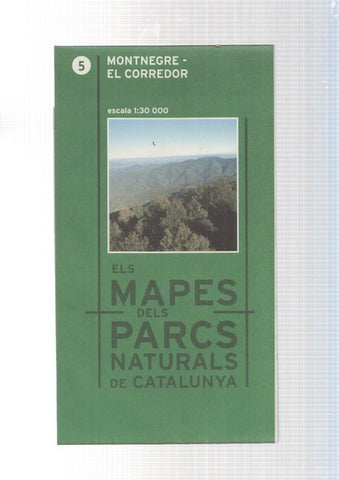 Els Mapes dels Parcs Naturals de Catalunya num. 05:Montnegre-El Corredor 