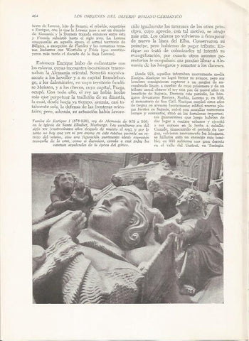 LAMINA HISTORIA 26314: Tumba de Enrique I