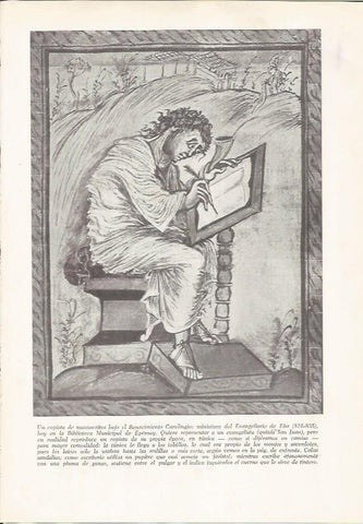 LAMINA HISTORIA 26313: Miniatura del Evangelio de Ebo