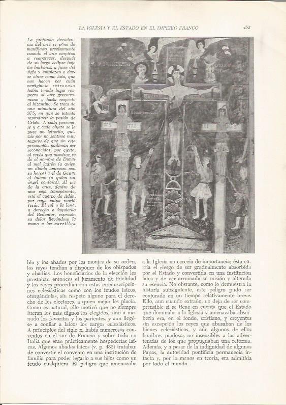 LAMINA HISTORIA 26310: Miniatura de Cristo del año 975