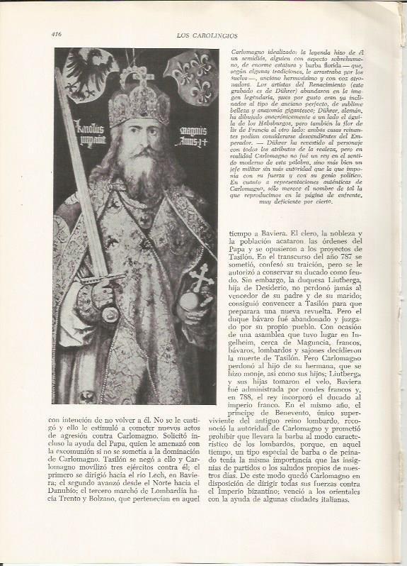 LAMINA HISTORIA 26302: Carlomagno idealizado