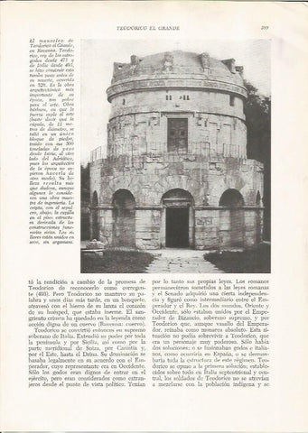 LAMINA HISTORIA 26299: Mausoleo de Teodorico el Grande