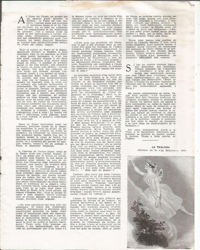 LAMINA 26334: La Taglioni, grabado de LA Sylphide de 1932