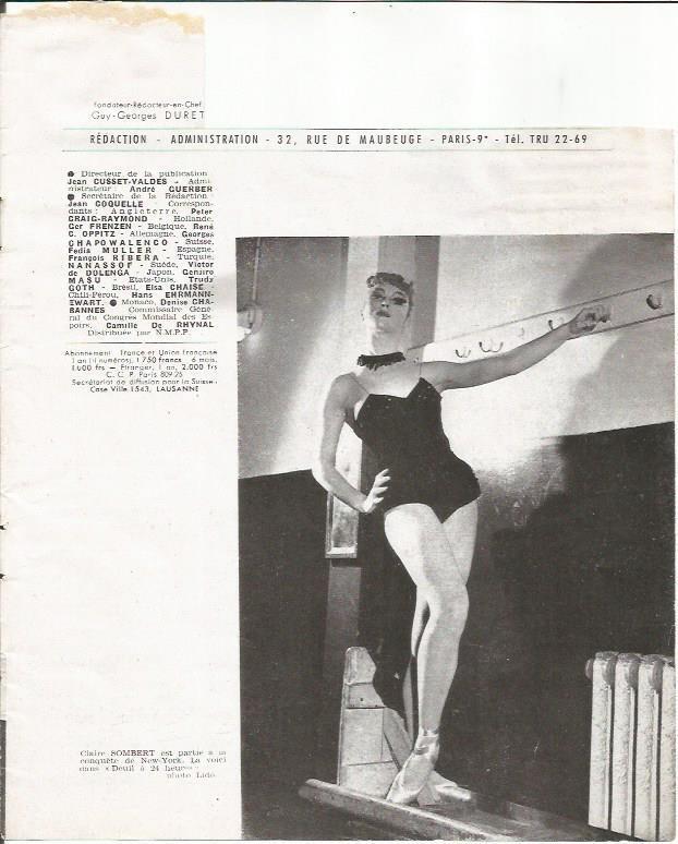 LAMINA 26333: Claire Sombert en Nueva York