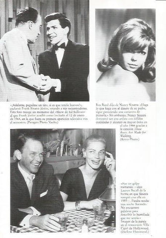 LAMINA 26328: Sinatra en el Show de Ed Sullivan y con Lauren Bacall