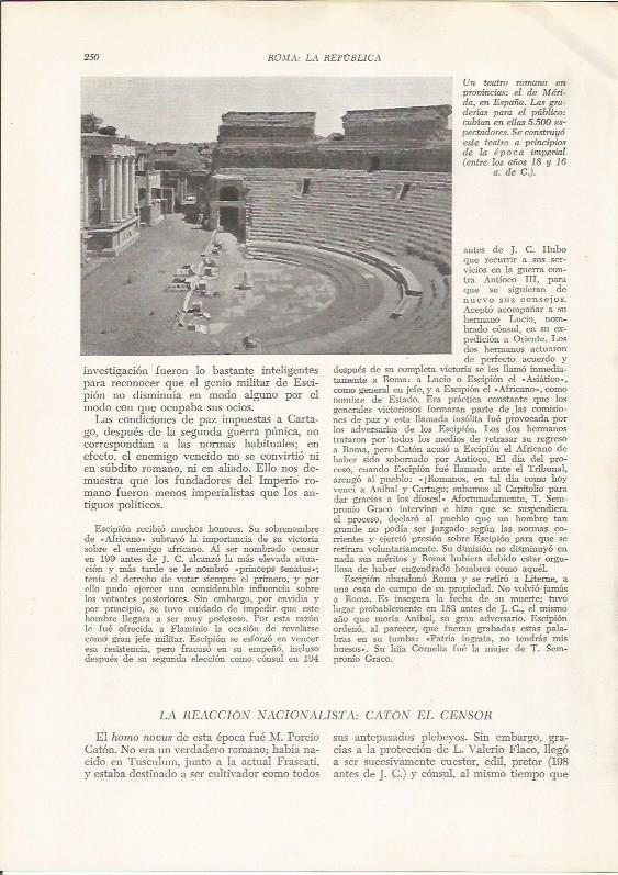 LAMINA HISTORIA 26242: Teatro de Merida