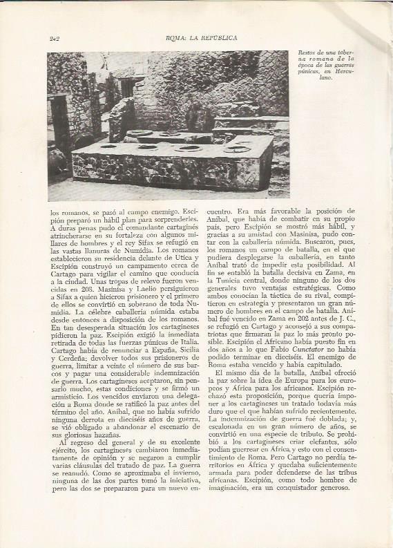 LAMINA HISTORIA 26240: Tabernas en Herculano