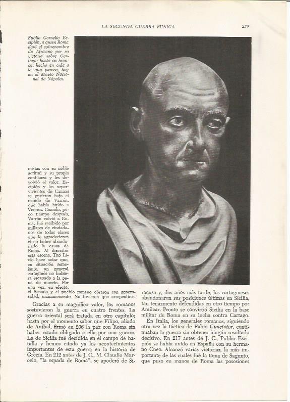 LAMINA HISTORIA 26239: Publio Cornelio Escipion