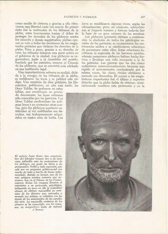 LAMINA HISTORIA 26233: El patricio Junio Bruto