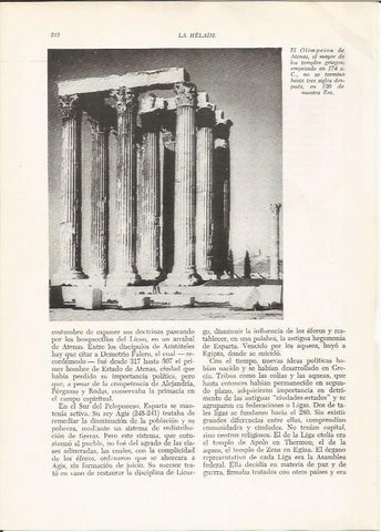 LAMINA HISTORIA 26226: El Olimpeion de Atenas