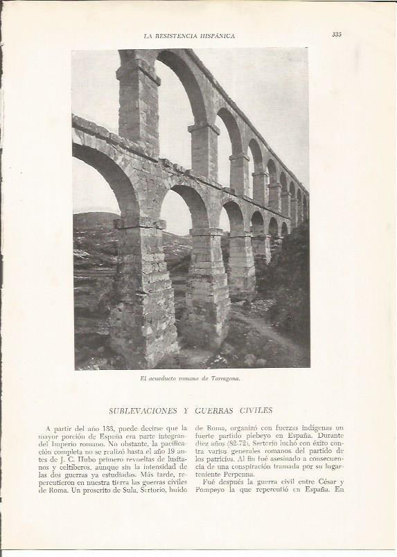 LAMINA HISTORIA 26279: Acueducto de Tarragona
