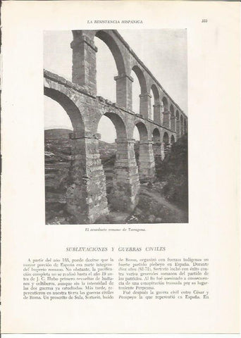 LAMINA HISTORIA 26279: Acueducto de Tarragona
