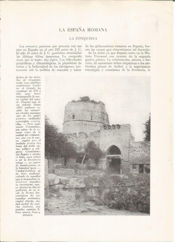 LAMINA HISTORIA 26278: Murallas de Constantinopla