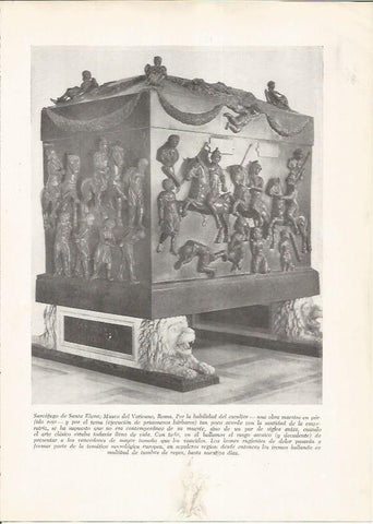 LAMINA HISTORIA 26274: Sarcofago de Santa Elena