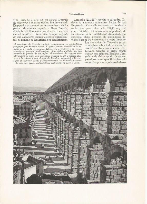 LAMINA HISTORIA 26269: El acueducto de Segovia