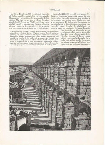 LAMINA HISTORIA 26269: El acueducto de Segovia