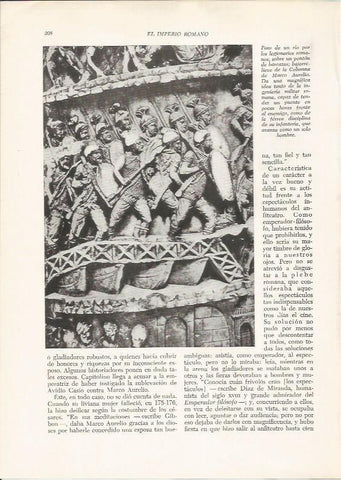 LAMINA HISTORIA 26266: Paso de un rio por legionarios romanos