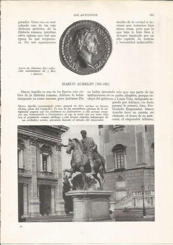 LAMINA HISTORIA 26265: Estatua ecuestre de Marco Aurelio