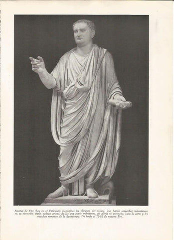 LAMINA HISTORIA 26258: Estatua de Tito