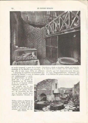 LAMINA HISTORIA 26257: Molinoy horno de Pompeya