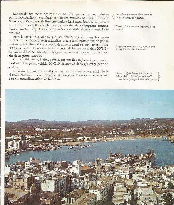 LAMINA 26429: Vista panoramica de la bahia de Ibiza