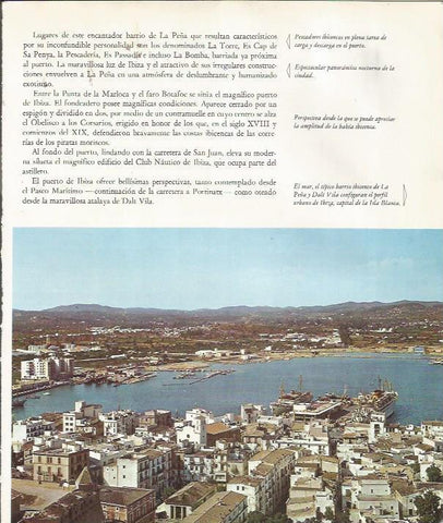 LAMINA 26429: Vista panoramica de la bahia de Ibiza