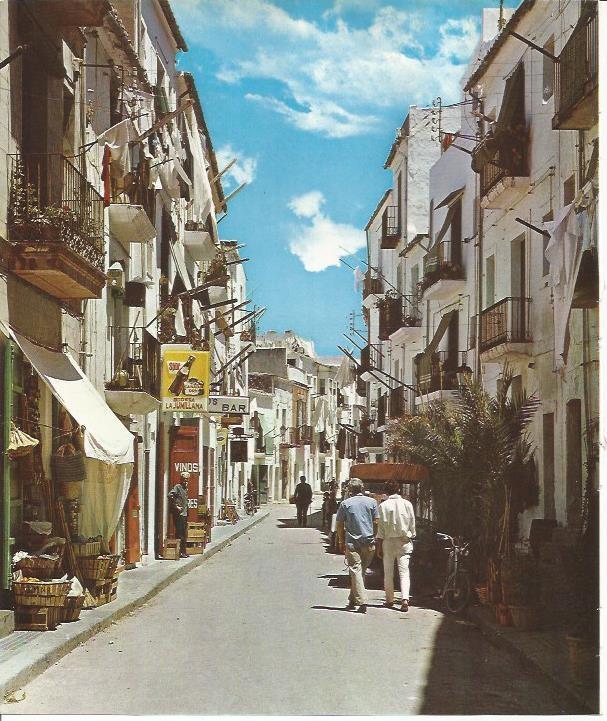 LAMINA 26428: Calle comercial de Ibiza