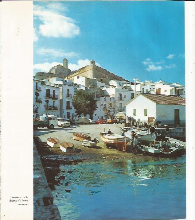 LAMINA 26427: Barrio marinero de Ibiza