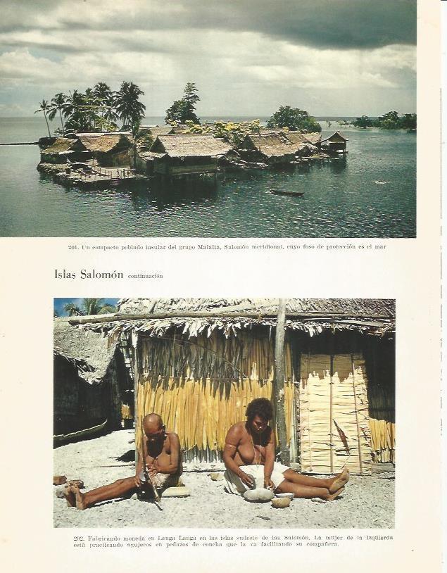 LAMINA 26420: Cabañas en las Islas Salomon