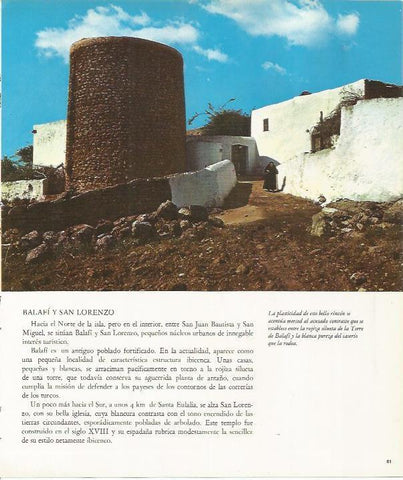 LAMINA 26452: Torre de Balafi, Ibiza