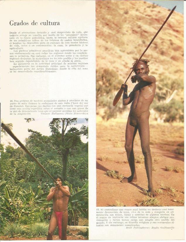 LAMINA 26364: Indio Choco y aborigen de Australia