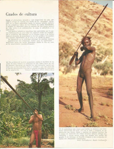 LAMINA 26364: Indio Choco y aborigen de Australia