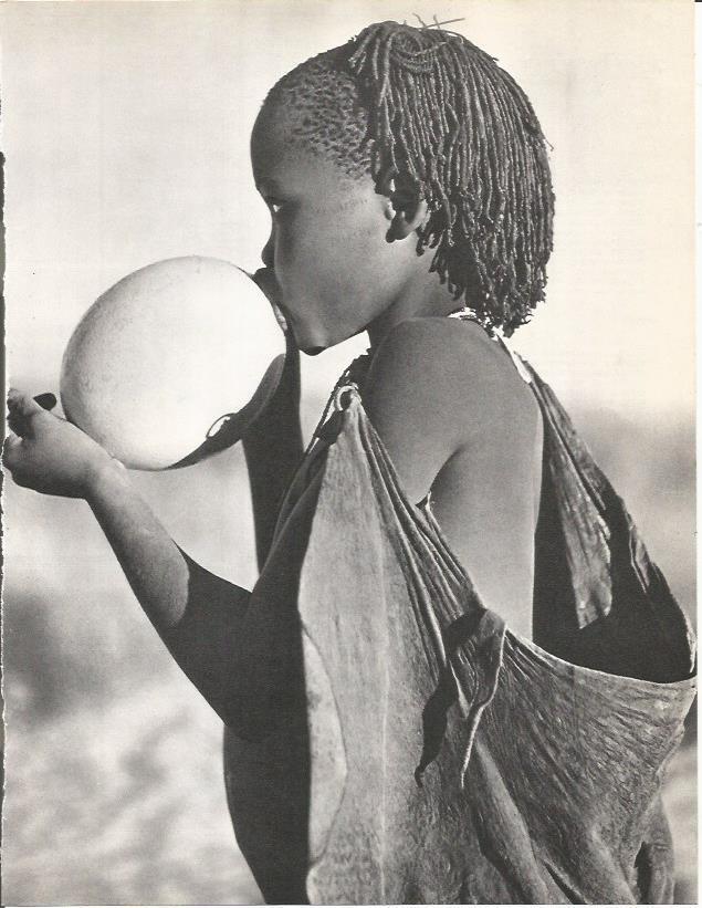 LAMINA 26404: Niña bosquimana