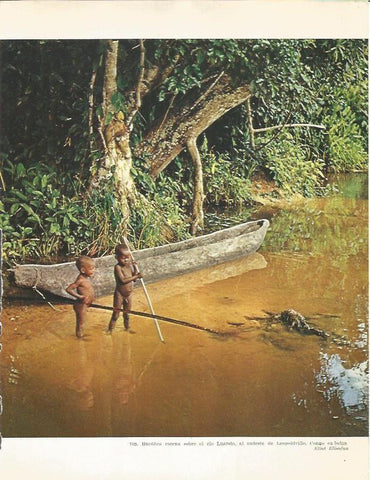 LAMINA 26392: Niños en el rio Luando. Congo