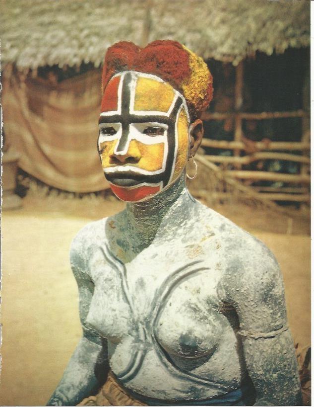 LAMINA 26389: Mujer de Costa de Marfil
