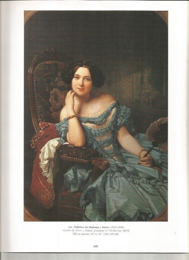 LAMINA PRADO 26051: Amalia de Llano y Dotres, por Federico de Madrazo
