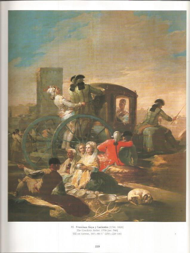 LAMINA PRADO 26043: El vendedor de vajilla, por Goya