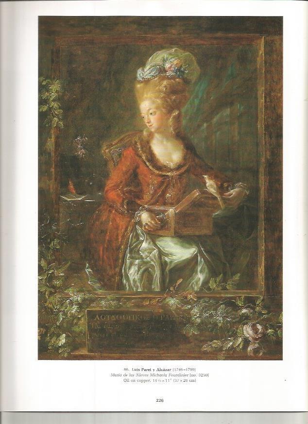 LAMINA PRADO 26041: Maria de las Nieves Michaela Foundinier, por Luis Paret