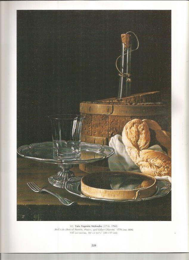 LAMINA PRADO 26038: Bodegon, por Luis Eugenio Melendez