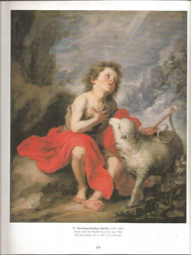 LAMINA PRADO 26035: San Juan Bautista de niño, por Murillo