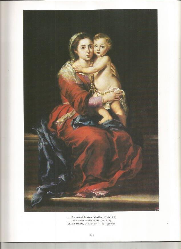LAMINA PRADO 26034: La Virgen del Rosario, por Murillo