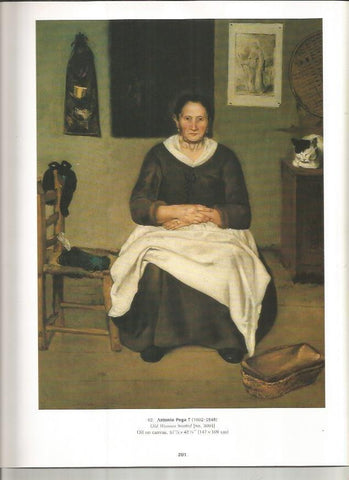 LAMINA PRADO 26029: Vieja sentada, por Antonio Puga
