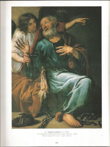LAMINA PRADO 26028: La liberacion de San Pedro por un angel, por Antonio de Pereda