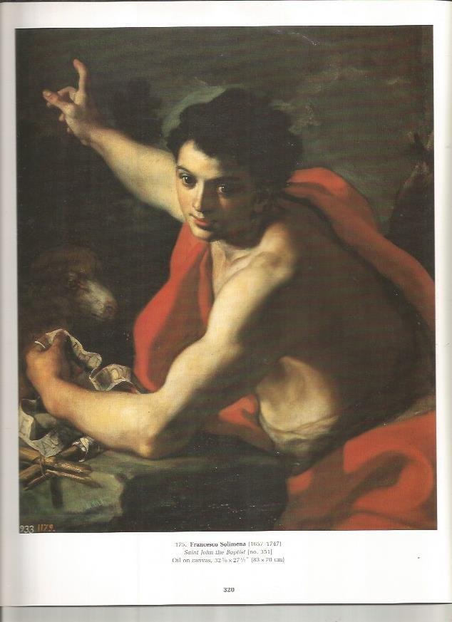 LAMINA PRADO 26086: San Juan el Bautista, por F. Solimena