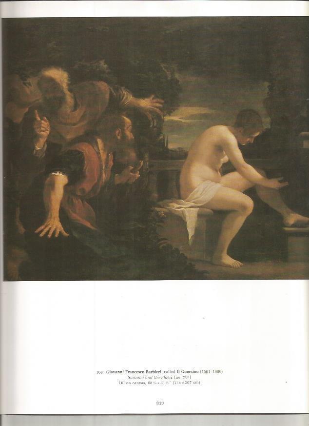 LAMINA PRADO 26083: Susana y los ancianos, por Il Guercino