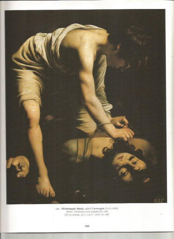 LAMINA PRADO 26081: David victorioso sobre Goliat, por Caravaggio